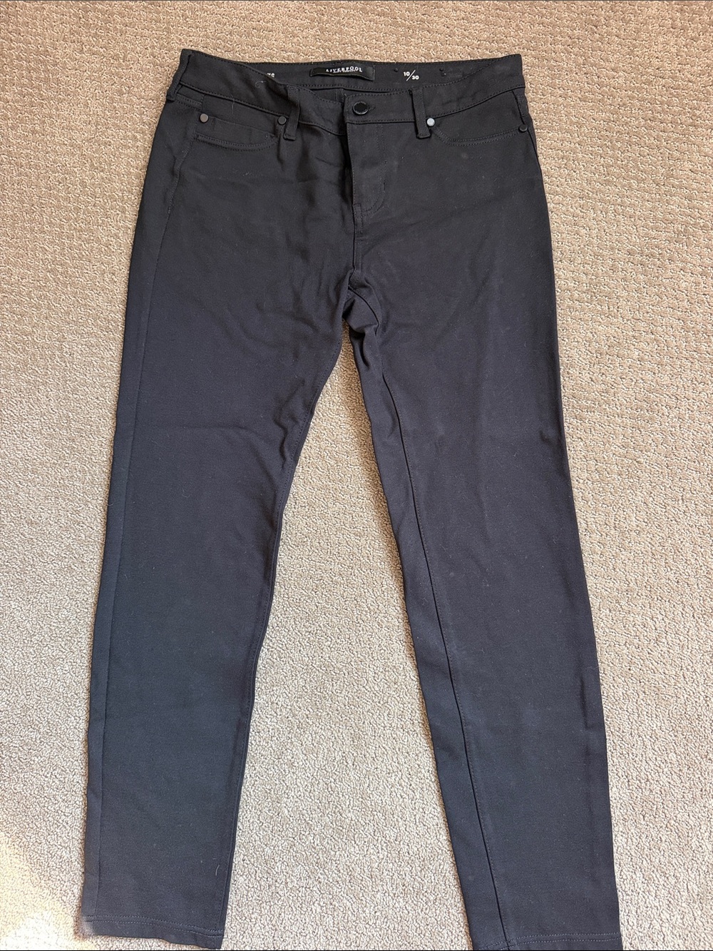 Liverpool Black Madonna Legging Jeans